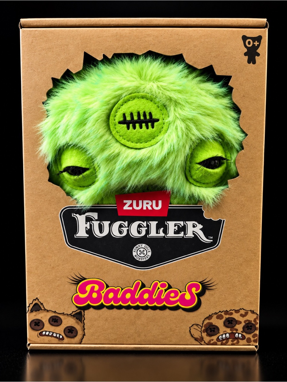 ZURU Fuggler Baddies Plush Toy - Bright Green